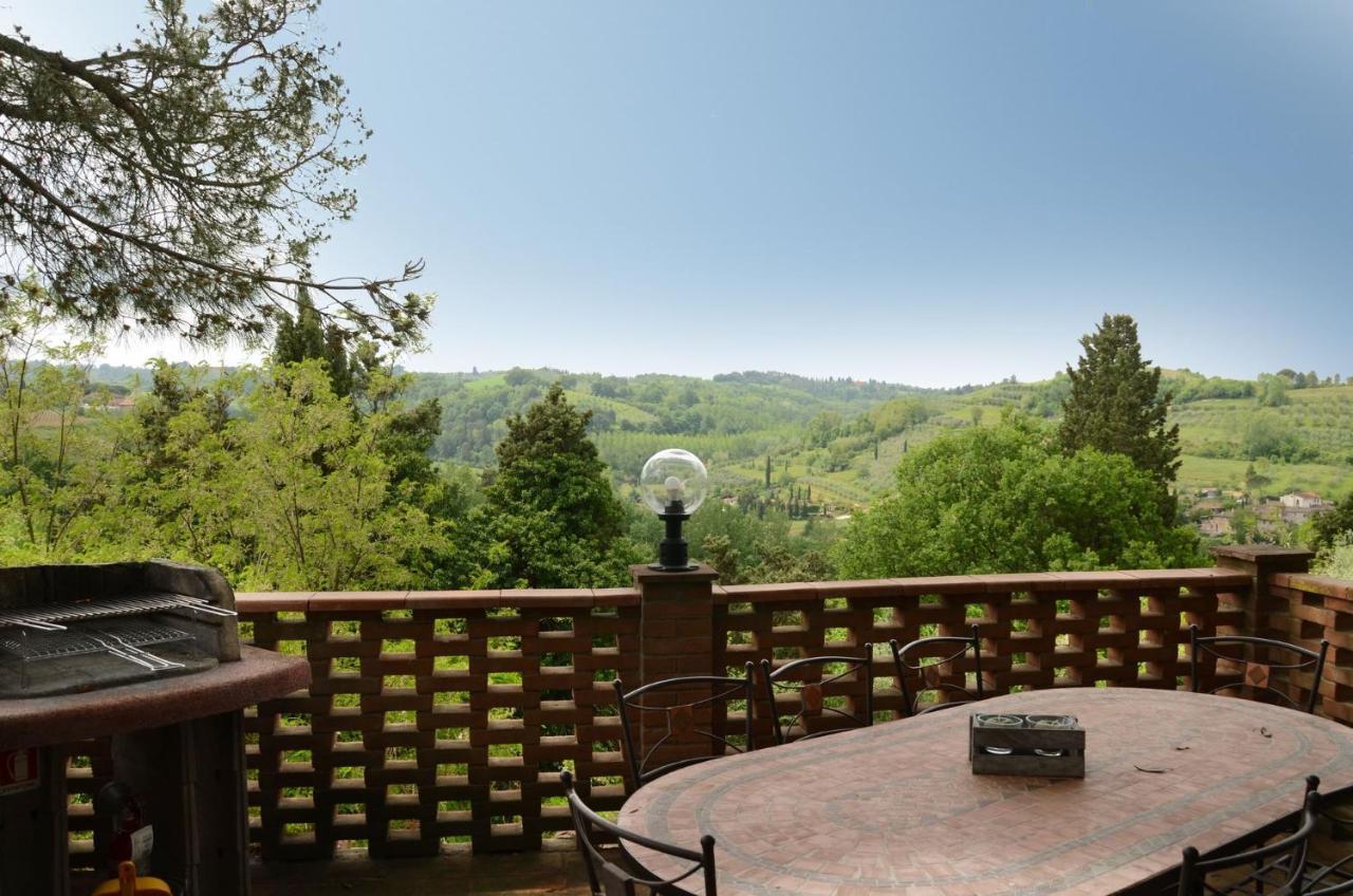 Intero Appartamento Con Private Pool E Jacuzzi Podere Settefrati Montaione Luaran gambar